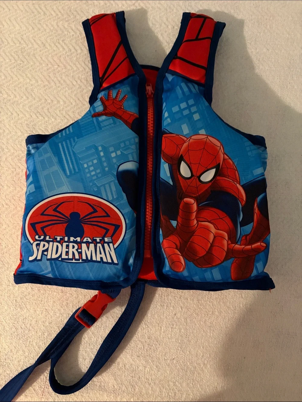 Marvel Spider-Man Blue and Red Kids Swim Vest